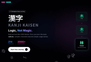 I’m building an app that turns “random” Kanji into a logical system based on radicals.